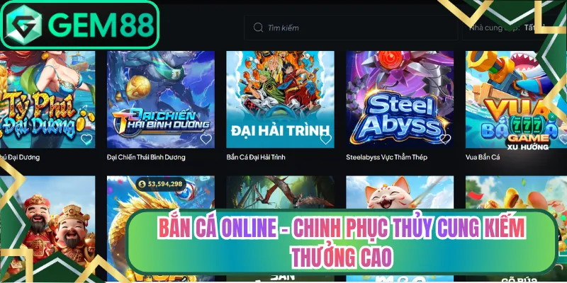 Bắn Cá Online - Chinh Phục Thủy Cung Kiếm Thưởng Cao