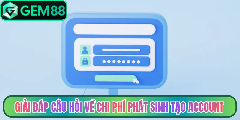 Giải đáp câu hỏi về chi phí phát sinh tạo account