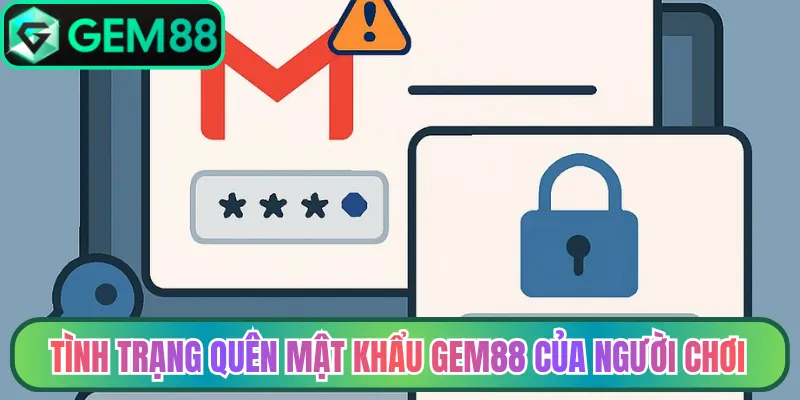 Tình trạng quên mật khẩu Gem88 của người chơi