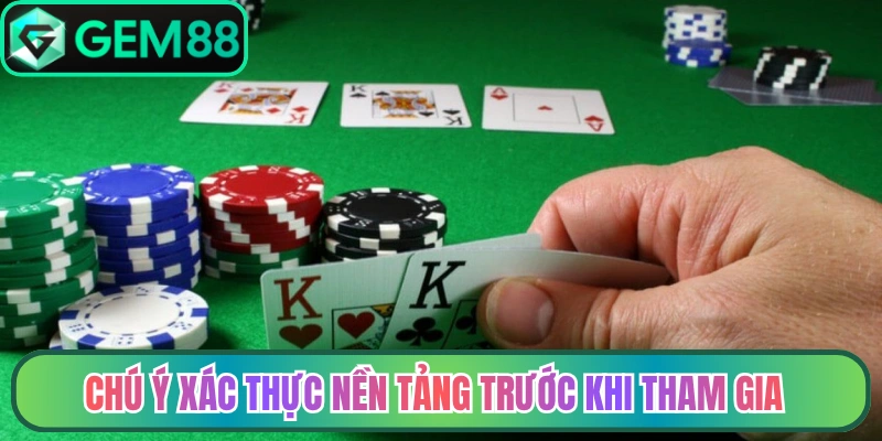 Chú ý xác thực nền tảng trước khi tham gia các trò chơi trực tuyến