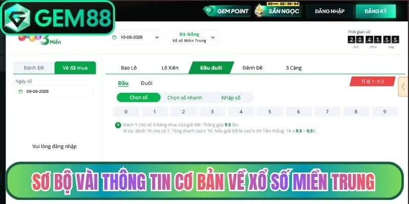 Sơ bộ vài thông tin cơ bản về xổ số miền Trung